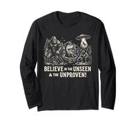 Cryptid Believer - Paranormal Creatures & UFO Long Sleeve T-Shirt
