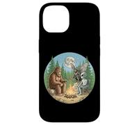 Cryptid Bigfoot Alien Mothman Moonlight Camping Case for iPhone 14