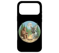 Cryptid Bigfoot Alien Mothman Moonlight Camping Case for iPhone 17 Pro Max