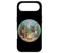 Cryptid Bigfoot Alien Mothman Moonlight Camping Case for iPhone Air