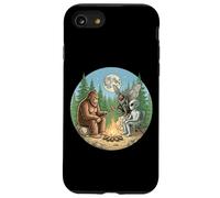 Cryptid Bigfoot Alien Mothman Moonlight Camping Case for iPhone SE (2020) / 7/8