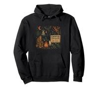 Cryptid Campground Bigfoot Mothman Aliens Loch Ness Monster Pullover Hoodie