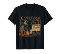 Cryptid Campground Bigfoot Mothman Aliens Loch Ness Monster T-Shirt