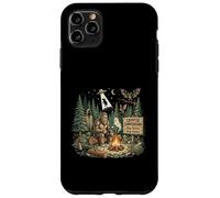 Cryptid Campground Funny Bigfoot Aliens Loch Ness Goblins Case for iPhone 11 Pro Max