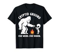 Cryptid Campground Legends Camp Bigfoot Mothman Alien Tales T-Shirt