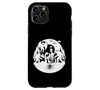 Cryptid Creatures, Bigfoot Mothman Loch Ness Monster Alien Case for iPhone 11 Pro
