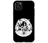 Cryptid Creatures, Bigfoot Mothman Loch Ness Monster Alien Case for iPhone 11 Pro Max