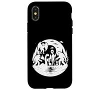 Cryptid Creatures, Bigfoot Mothman Loch Ness Monster Alien Case for iPhone X/XS