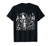 Cryptid Creatures, Bigfoot Mothman, Loch Ness, Monster Alien T-Shirt