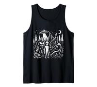 Cryptid Creatures, Bigfoot Mothman, Loch Ness, Monster Alien Tank Top
