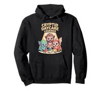 Cryptid Daycare Legends Cute Creatures Fun Pullover Hoodie