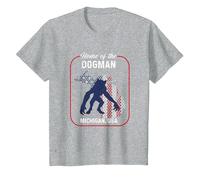 Cryptid Home of The Michigan Dogman T-Shirt, Youth, Heather Grey, 4T