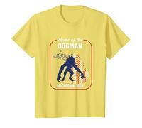Cryptid Home of The Michigan Dogman T-Shirt, Youth, Lemon Yellow, Medium