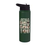 Cryptid Hunter North American Cryptids Cryptozoology Buff Stainless Steel Insulated Water Bottle
