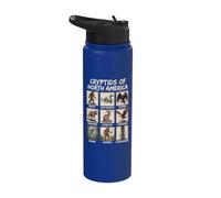 Cryptid Hunter North American Cryptids Cryptozoology Buff Stainless Steel Insulated Water Bottle