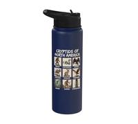 Cryptid Hunter North American Cryptids Cryptozoology Buff Stainless Steel Insulated Water Bottle