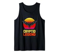 CRYPTID Legend Mothman Retro Sunset Horror Tank Top