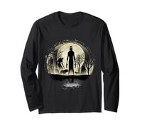 Cryptid Monsters Folk Creatures Cryptid Scary Halloween Long Sleeve T-Shirt