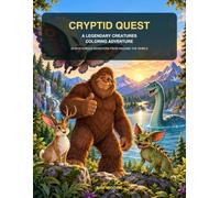 Cryptid Quest: A Legendary Creatures Coloring Adventure: 30 Mysterious Monsters from Around the World