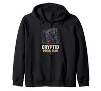 Cryptid Social Club Retro Sunset Vibes Zip Hoodie