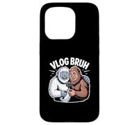 Cryptid Vlog Bruh: Bigfoot & Yeti's Sasquatch Adventures Case for iPhone 15 Pro