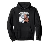 Cryptid Vlog Bruh: Bigfoot & Yeti's Sasquatch Adventures Pullover Hoodie