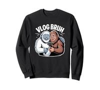 Cryptid Vlog Bruh: Bigfoot & Yeti's Sasquatch Adventures Sweatshirt