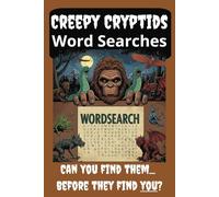 Cryptid Word Search Book: A Cryptid themed word find puzzle book for adults, seniors, and teens.