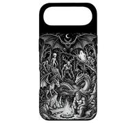 Cryptids Bigfoot Mothman Forest Legends Vintage Art Case for iPhone Air