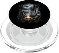 Cryptids Campfire Bigfoot Mothman Forest Lake Legends PopSockets PopGrip for MagSafe