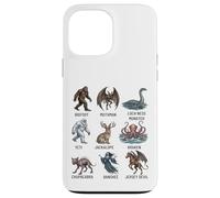 Cryptids Chart Cryptid Folklore Mythical Creatures Case for iPhone 13 Pro Max