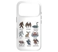 Cryptids Chart Cryptid Folklore Mythical Creatures Case for iPhone 17 Pro
