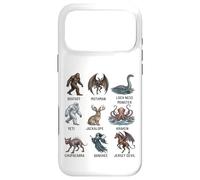 Cryptids Chart Cryptid Folklore Mythical Creatures Case for iPhone 17 Pro Max