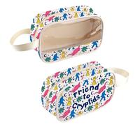 Cryptids Lover Gift Cryptozoology Gift Friend to Cryptids Clear Cosmetic Bag Cryptid Creatures Gift (CryptidsBag)