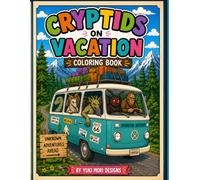 Cryptids on Vacation Coloring Book