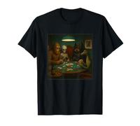 Cryptids Playing Poker Funny Alien Bigfoot Mothman Nessie T-Shirt