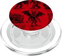Cryptids Vintage Illustration Cryptozoology Art PopSockets PopGrip for MagSafe