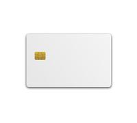 Cryptnox FIDO2 Security Key White PVC - Customizable NFC Card for 2FA MFA