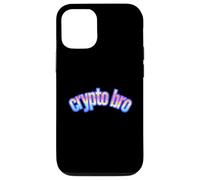 Crypto Bro Minimalist Crypto Bitcoin Blockchain Design Case for iPhone 12/12 Pro