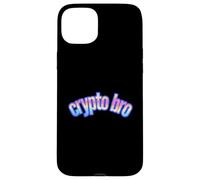 Crypto Bro Minimalist Crypto Bitcoin Blockchain Design Case for iPhone 15 Plus