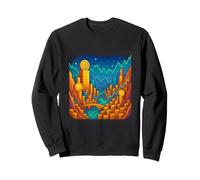 Crypto Canyon Market Rise Vision Sweatshirt