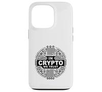 Crypto currencies Bitcoin are decentralization blockchain Case for iPhone 13 Pro