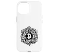 Crypto currencies Bitcoin are decentralization blockchain Case for iPhone 15