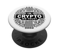 Crypto currencies Bitcoin are decentralization blockchain PopSockets Adhesive PopGrip