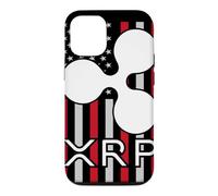 Crypto Currency XRP Ripple Internet Money American Flag Case for iPhone 12/12 Pro