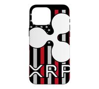 Crypto Currency XRP Ripple Internet Money American Flag Case for iPhone 16 Pro Max