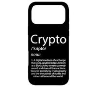 Crypto Definition Cryptocurrency Blockchain Crypto Bitcoin Case for iPhone 17 Pro Max