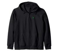 Crypto Hooded Guardian With Digital Coin Zip Hoodie