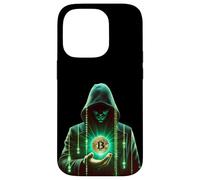 Crypto Hooded Mage Digital Coin Energy Case for iPhone 14 Pro