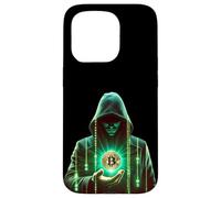 Crypto Hooded Mage Digital Coin Energy Case for iPhone 15 Pro